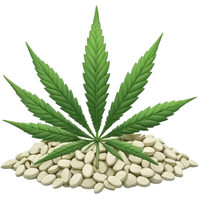 white color marijuana, no color emoji