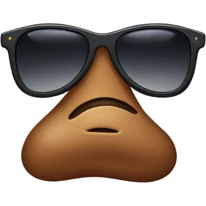Poop wearing sunglasses  emoji