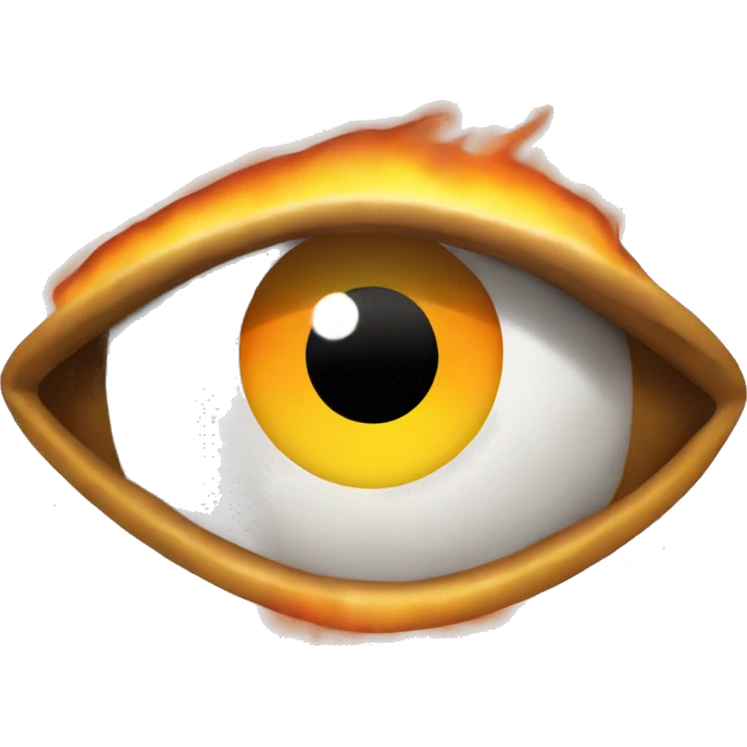 Burning eyes emoji
