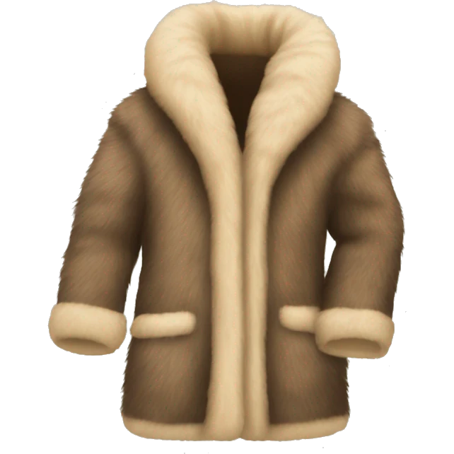 Fur coat emoji