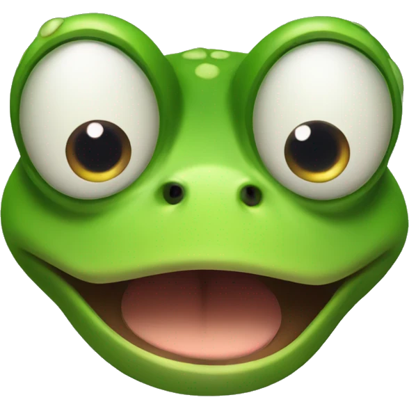 shocked frog emoji