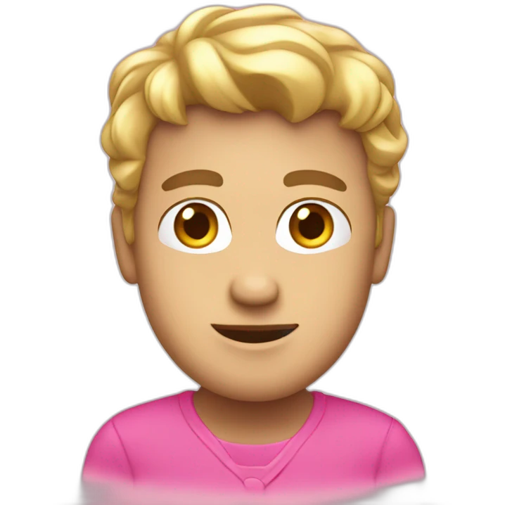 Radialer in pink emoji