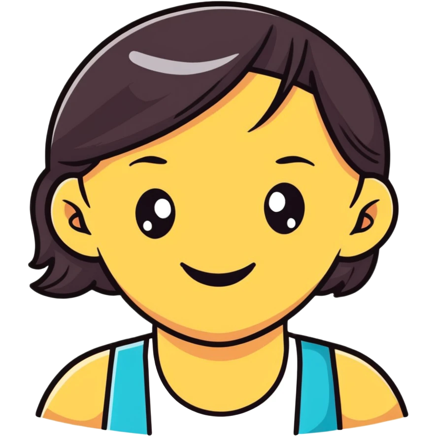 naughty girl making mischief emoji