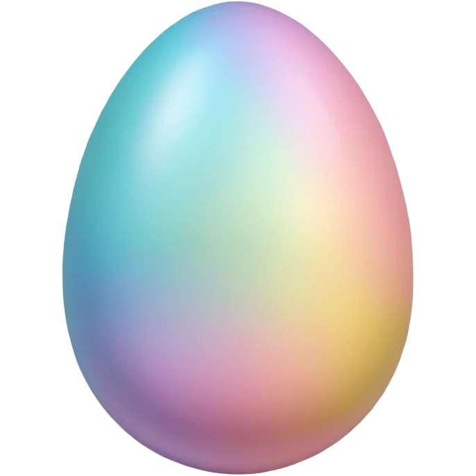 Pastel Easter Egg emoji