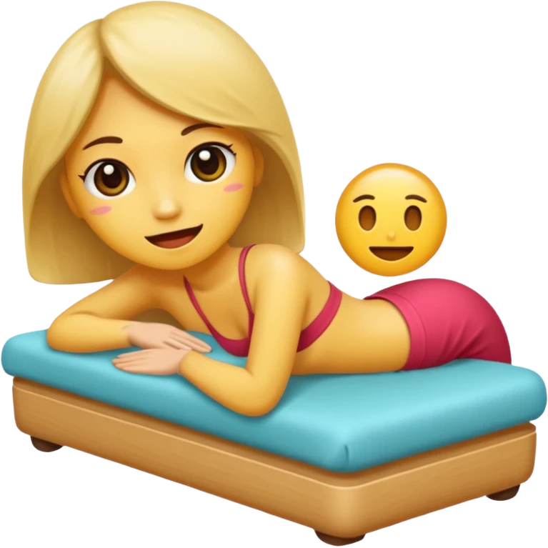 emoji at a massage parlor emoji