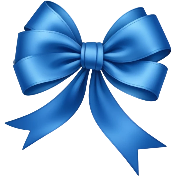Blue ribbon  emoji