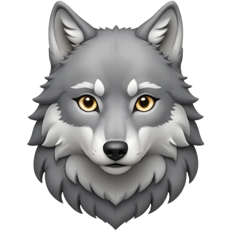 cinematic-noble-wolf-portrait-emoji,-poised-and-regal,-with-a-strong,-lean-build-and-a-sleek,-fur-of-grey-and-white,-deep-set-soulful-piercing-eyes,-simplified-yet-sharp-and-sophisticated-features,-highly-detailed,-full-body, zoomed out showing shoulders emoji