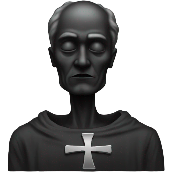 a black grave with the inscription R i P in silver emoji