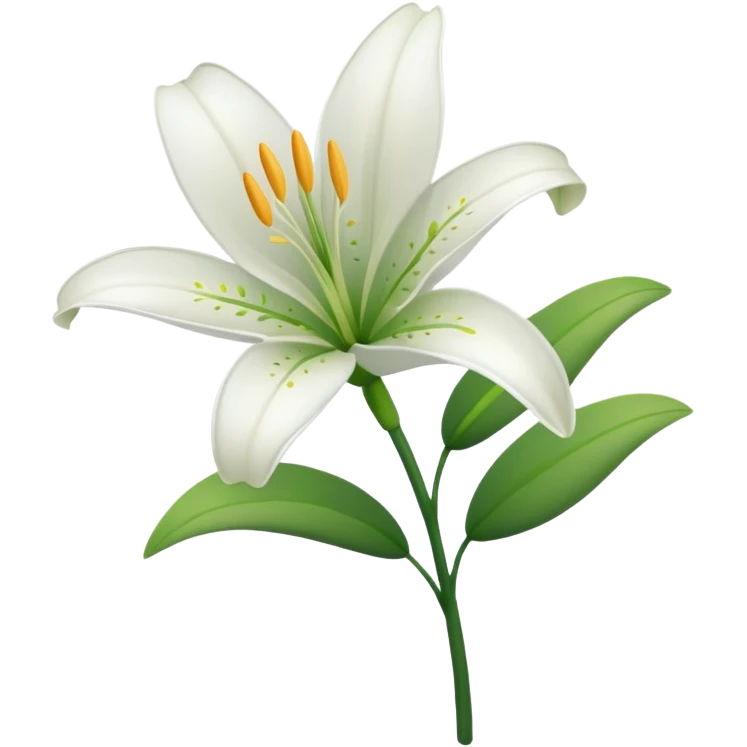 Lily flower  emoji