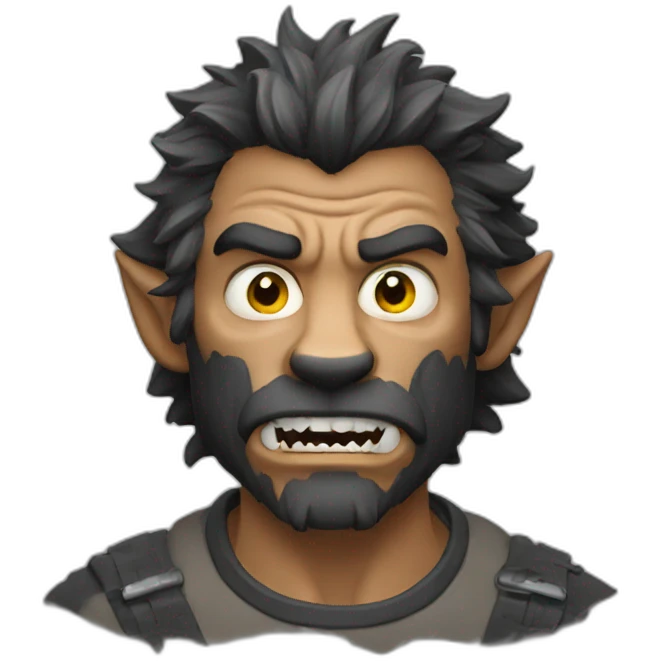 Werewolf emoji