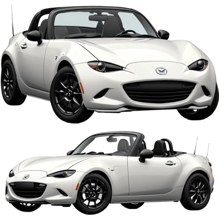 Mazda mx 5 nd black black rims  emoji
