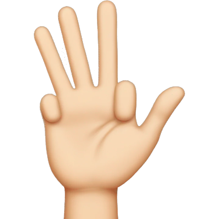 Finger sign perfect emoji