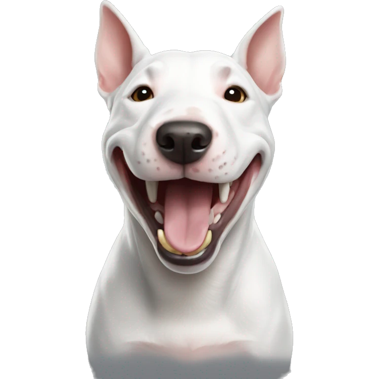 bull terrier smile emoji