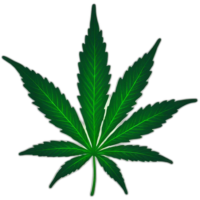 Smoking medical marijuana emoji