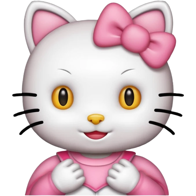 As un emoji de Hello Kitty emoji