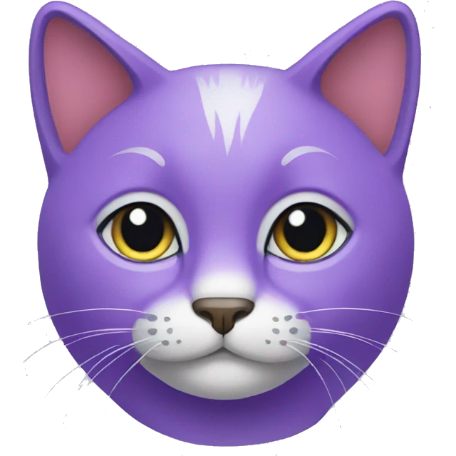 purple cat emoji