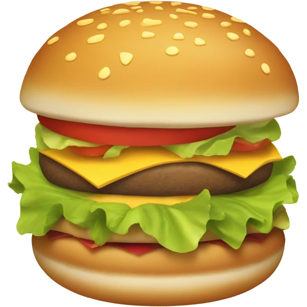 cute burger emoji