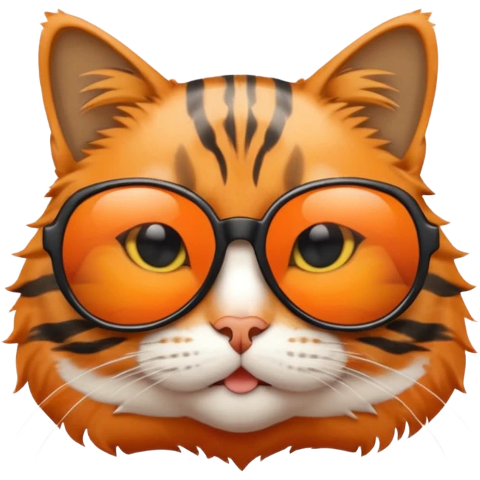 Cat wearing sunglasses emoji
