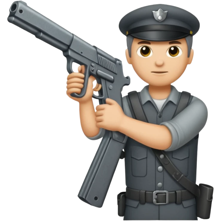metal part gun handler emoji