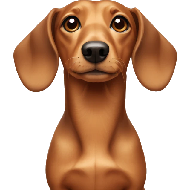 Dog of the dachshund breed emoji