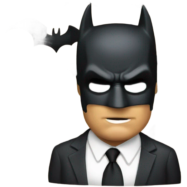 Trump Batman emoji