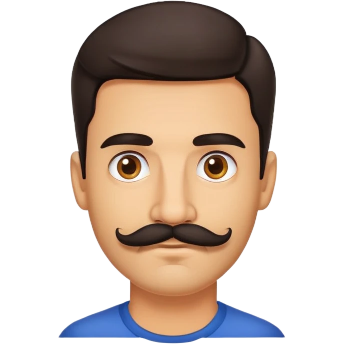 Spanish guy with mustache  emoji