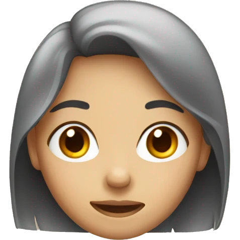 Girl shaking head emoji