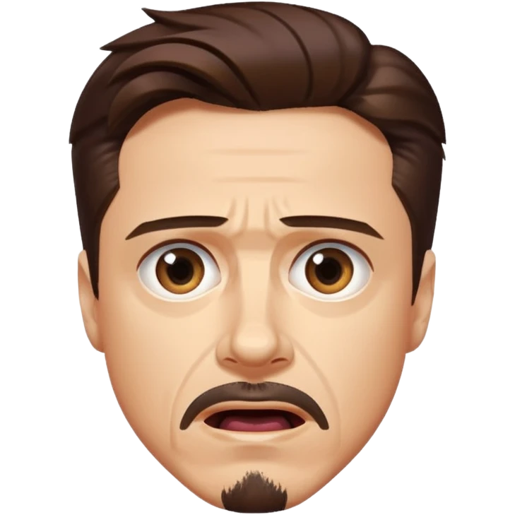 suprised tony stark emoji