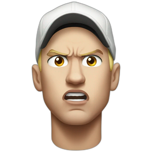 angry eminem emoji