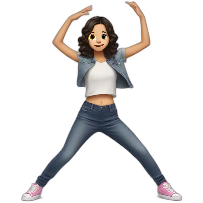 Jenna Ortega's dancing  emoji