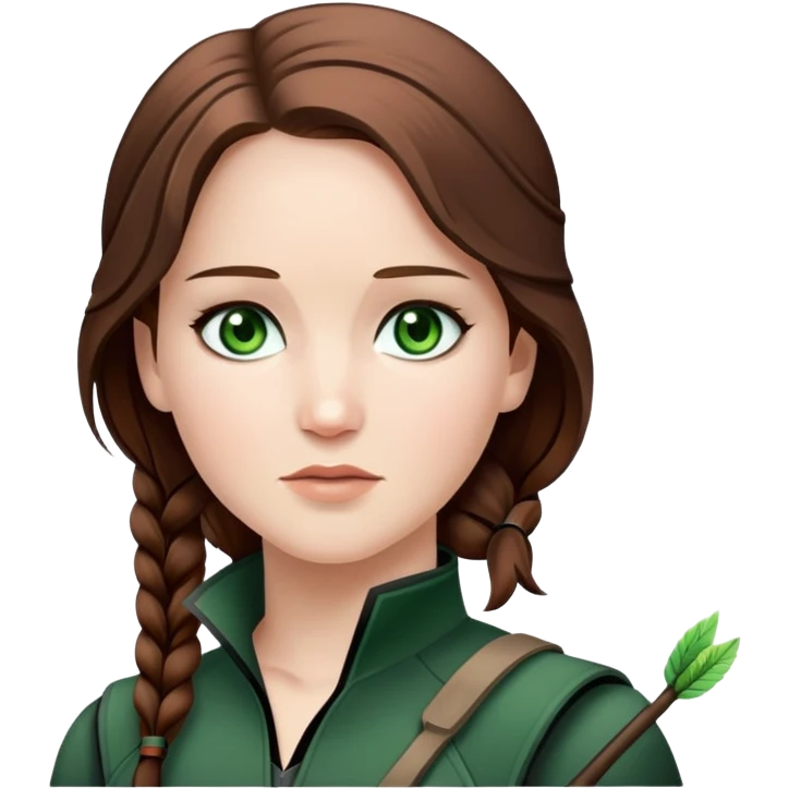 Katniss Everdeen the hunger games  emoji