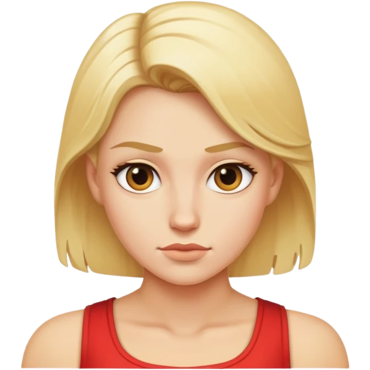 Strong blonde  emoji