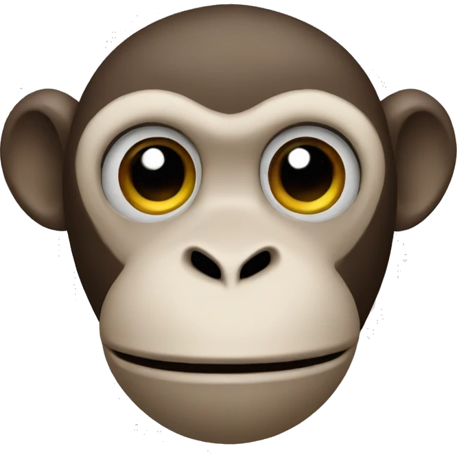 monkey head looking sideways emoji