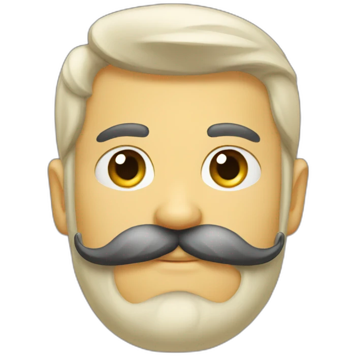 scimitar mustache emoji emoji