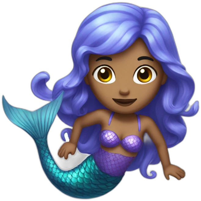 purple mermaid emoji