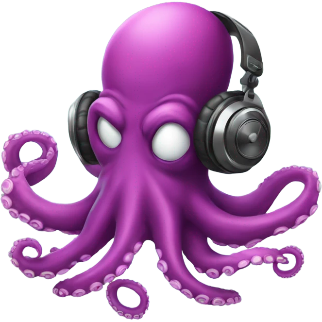 DJ Octopus emoji