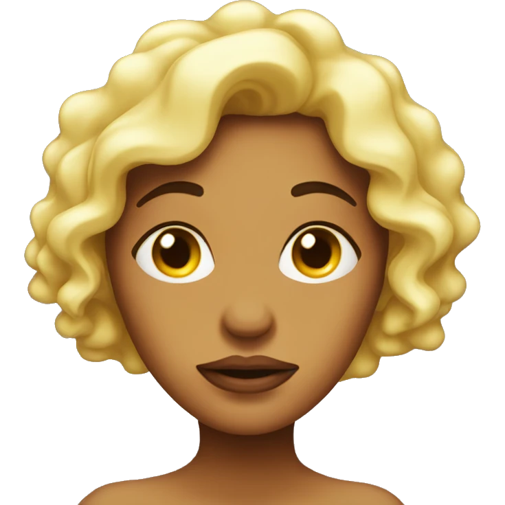 Swooning melting woman emoji