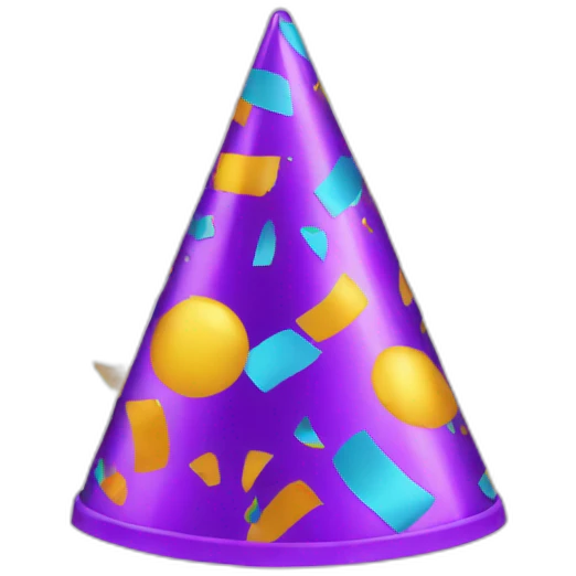 party hat confetti emoji