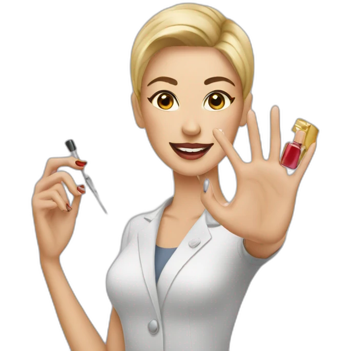 rich nail tech emoji