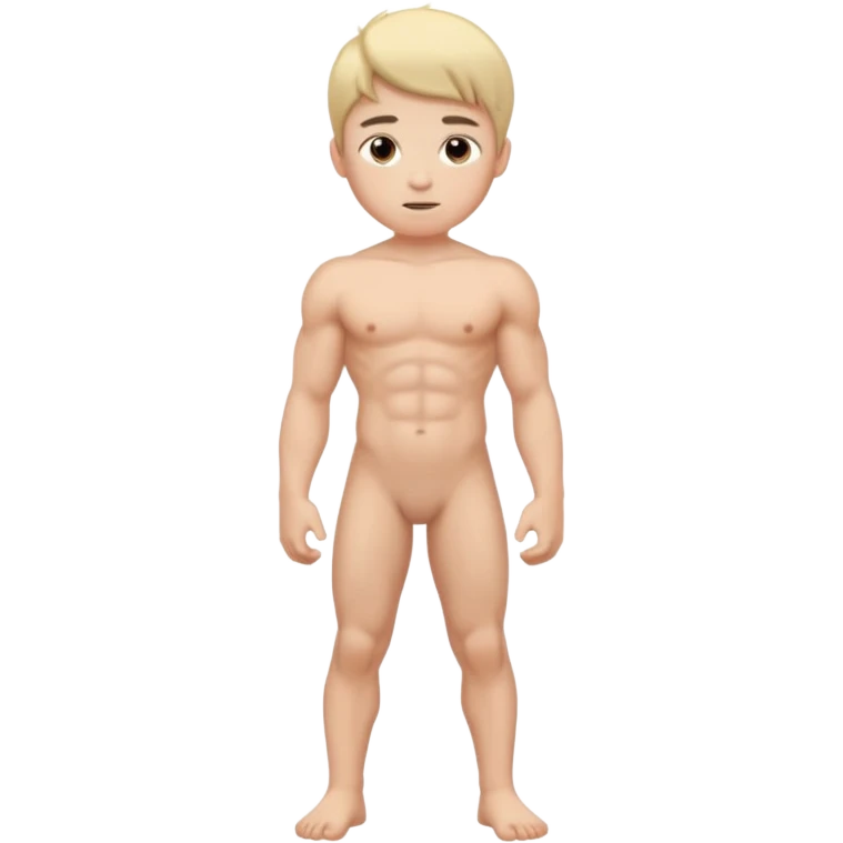 Nude boy emoji