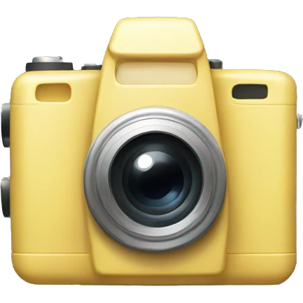 Light yellow camera emoji