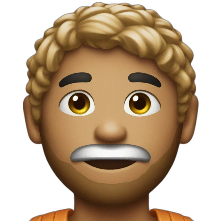 Bum beads emoji