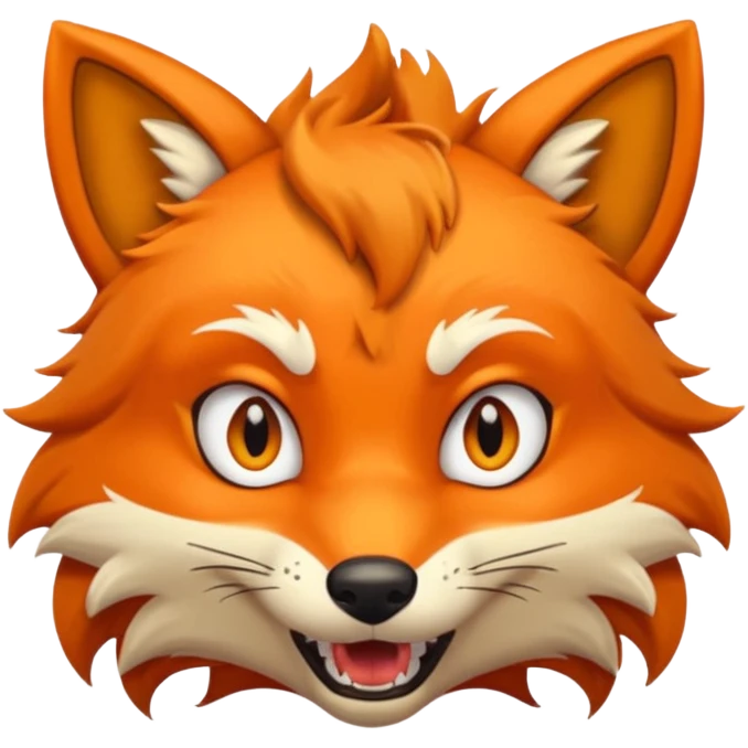 mad fox emoji