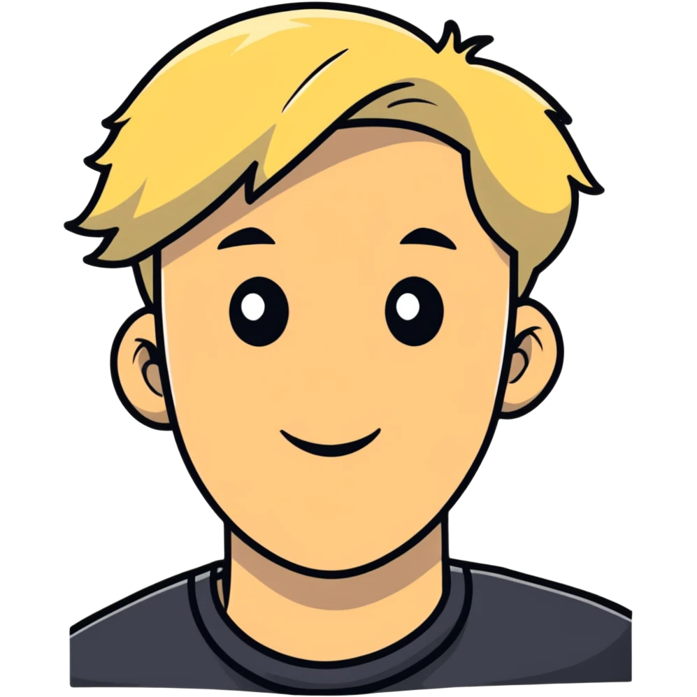 man with blonde hair emoji