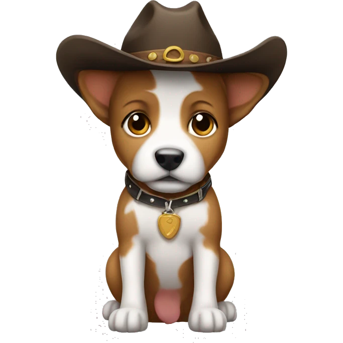 Cowboy puppy emoji