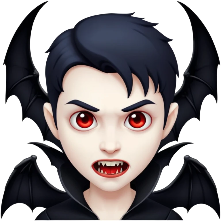 Vampire angel emoji
