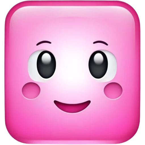 OK text in a pink square emoji