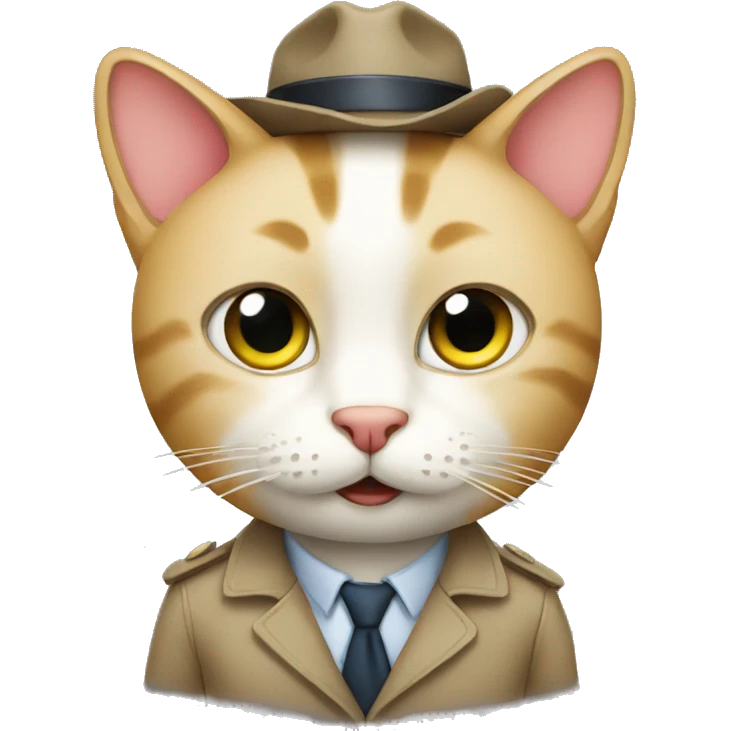 cat detective emoji