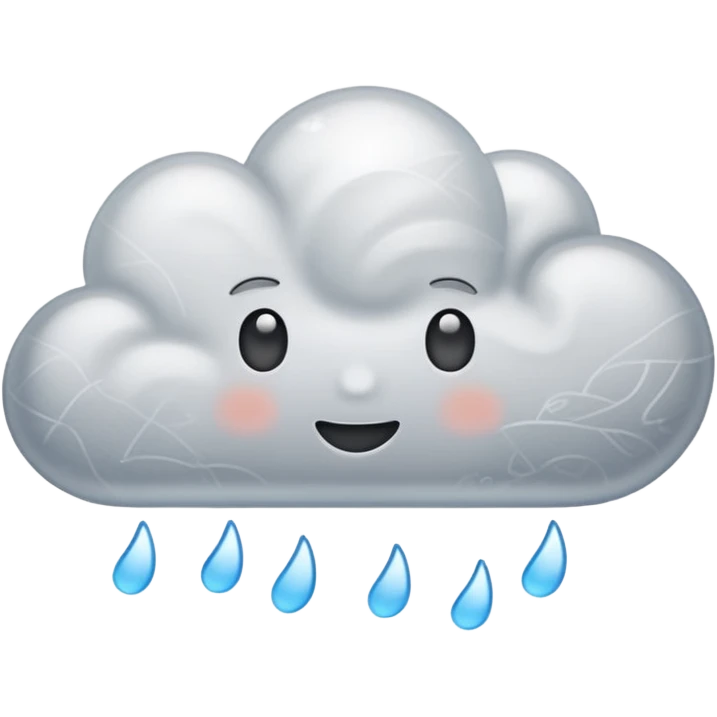Fight cloud with scribble emoji