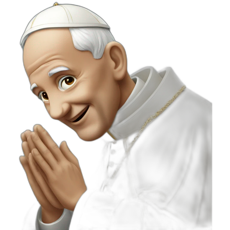 pope blesses you in latin emoji